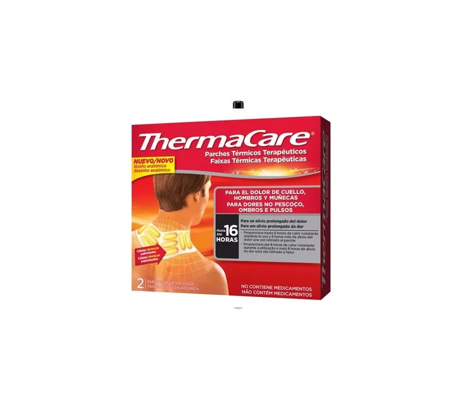 Thermacare Parche Termico Cuello Hombro Muñeca 2 Parches