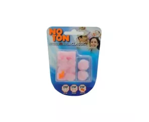 Tampões de ouvido de cera de algodão Noton 10 unidades em caixa de 2 + caixa de 8