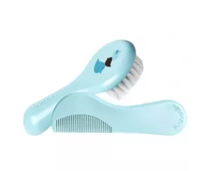 Escova e Pente Infantil Suavinex Azul Decorado