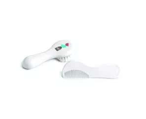 Escova e Pente Infantil Suavinex Branco Decorado