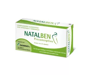 Natalben Preconceptivo 30 Capsulas
