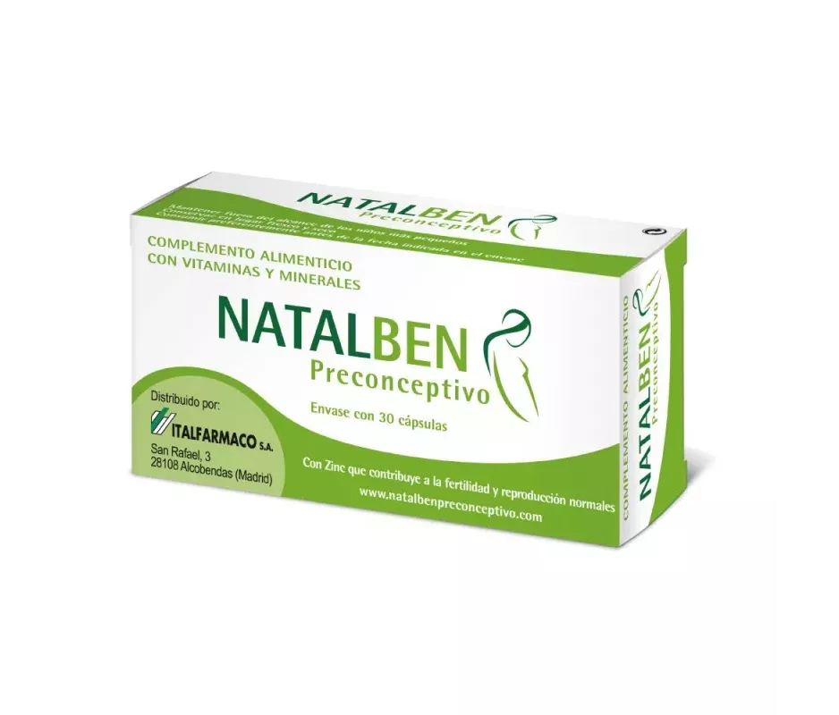 Natalben Preconceptivo 30 Capsulas