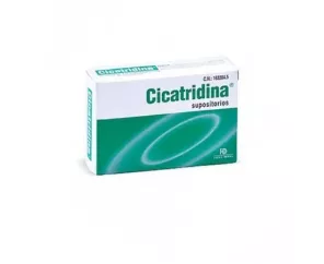 CICATRIDINA SUPOSITORIOS  5 MG 10 UNIDADES