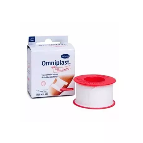 Gesso Hipoalergênico Tecido Resistente Omniplast 1 Unidade 5 MX 5 Cm