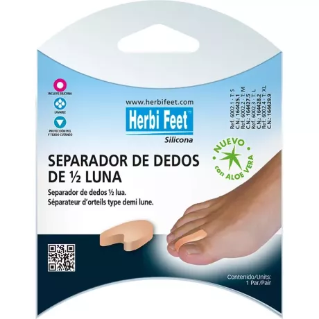 Separa Dedos Herbi Feet Polimero Media Luna T- L 2 U