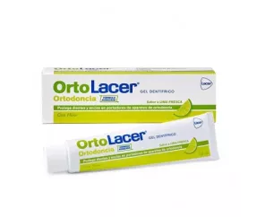 Ortolacer Gel Ortodôntico Creme Dental 1 Recipiente 75 Ml Sabor Limão Fresco