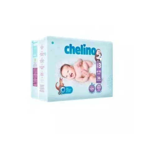 Fralda Infantil Chelino Fashion & Love T- 3 (4 - 10 Kg) 36 Fraldas