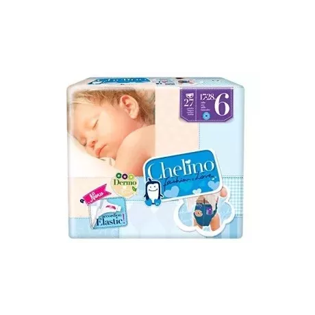 Fralda Infantil Chelino Fashion & Love T- 6 (17 - 28 Kg) 27 Fraldas