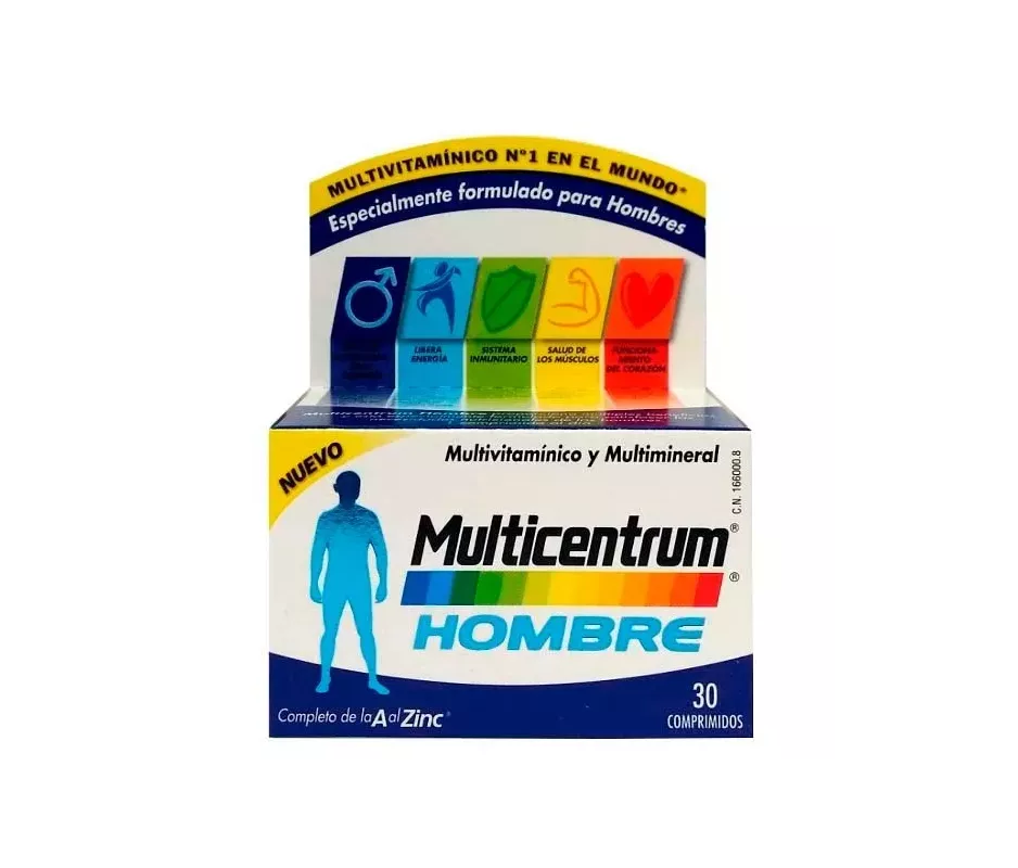 Multicentrum Hombre 30 Comprimidos