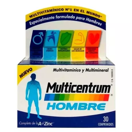 Multicentrum Hombre 30 Comprimidos