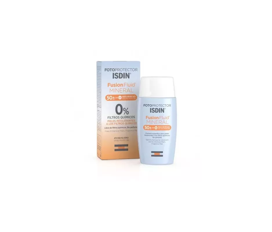 Fotoprotetor Isdin Fusion Fluid Mineral Spf 50 1 Envase 50 Ml