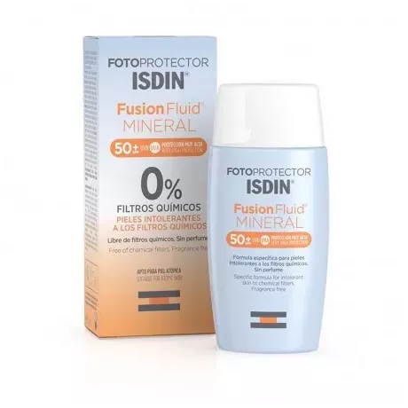 Fotoprotetor Isdin Fusion Fluid Mineral Spf 50 1 Envase 50 Ml