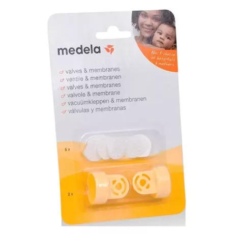 Válvulas e membranas bomba de mama elétrica Medela Pack