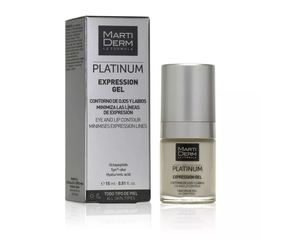 Martiderm Expression Gel Contorno Olhos e Lábios 1 Recipiente 15 Ml