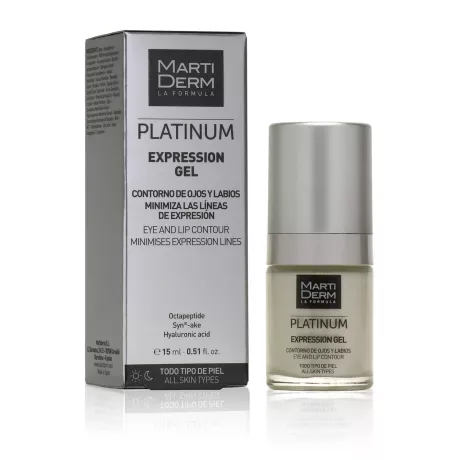 Martiderm Expression Gel Contorno Olhos e Lábios 1 Recipiente 15 Ml