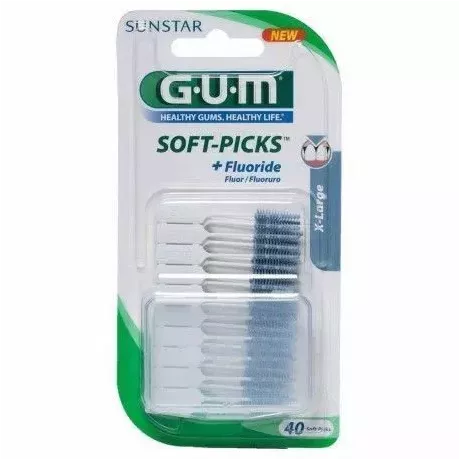 Gum Filamentos Soft Picks Gum 636 M40 40 Unidades Soft X-Large