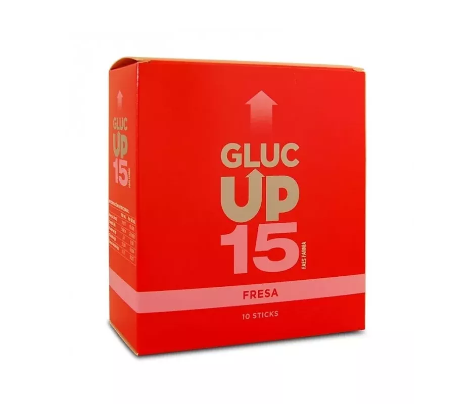 Gluc Up 15 Faes Farma 10 Sticks Sabor Morango