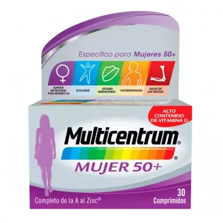 Multicentrum Mujer 50+  30 Comprimidos