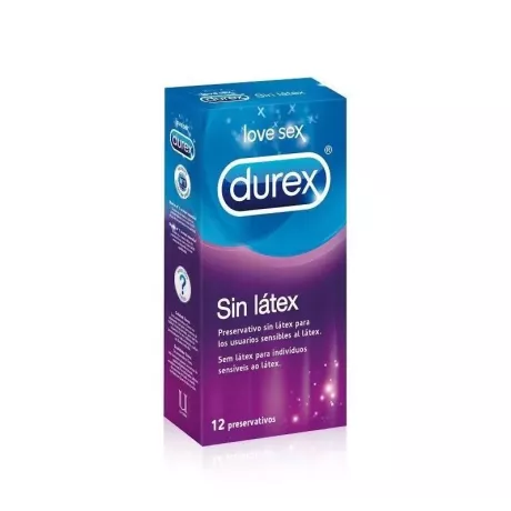 Preservativos DUREX SEM LÁTEX 12 UNIDADES