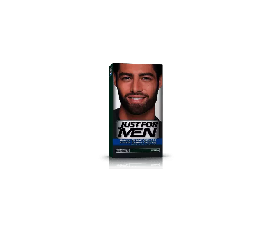 Just For Men Bigote Y Barba Gel Colorante 1 Envase 30 Ml Color Moreno