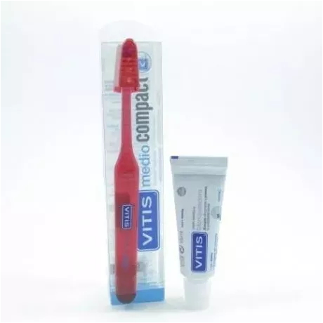 Cepillo Dental Adulto Vitis Compact Medio