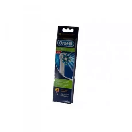 Escova de dentes elétrica de substituição Oral-B Cross Action Eb50Rb 3 cabeças