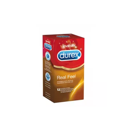 Durex Real Feel Preservativo Sin Latex 12 Unidades