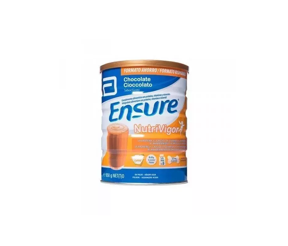 Ensure Nutrivigor 1 Lata 850 G Sabor Chocolate