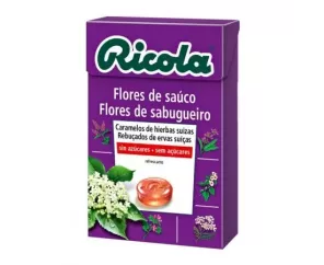 Ricola Caramelos Sin Azucar  1 Envase 50 G Sabor Flor De Sauco