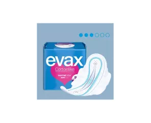 Compresas Higienicas Femeninas Evax Cottonlike Normal Con Alas 16 Compresas
