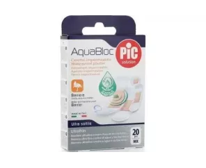 Pic Aquabloc com curativo adesivo bactericida sortido 20 U