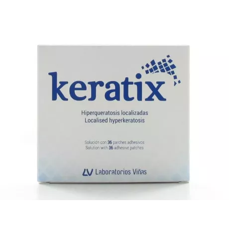 SOLUÇÃO KERATIX + PATCHES ADESIVOS 1 FRASCO 3G + 36 PATCHES + PINCEL