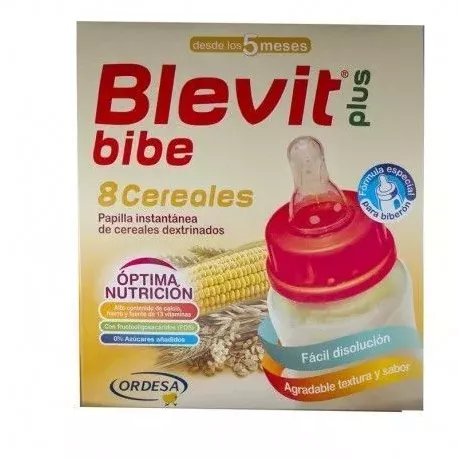 Blevit Plus 8 Cereais Para Mamadeira 1 Recipiente 600 G