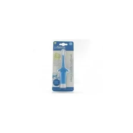 Escova de dentes para bebês Dr Brown´S Natural Flow Blue