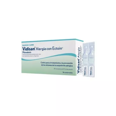 Comprar Vidisan Alergia Con Ectoin Colirio Monodosis | Tufarma.online