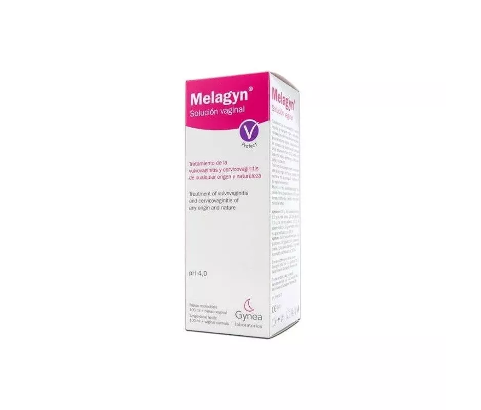 SOLUÇÃO VAGINAL MELAGYN 1 GARRAFA 100 ML + CÂNULA VAGINAL