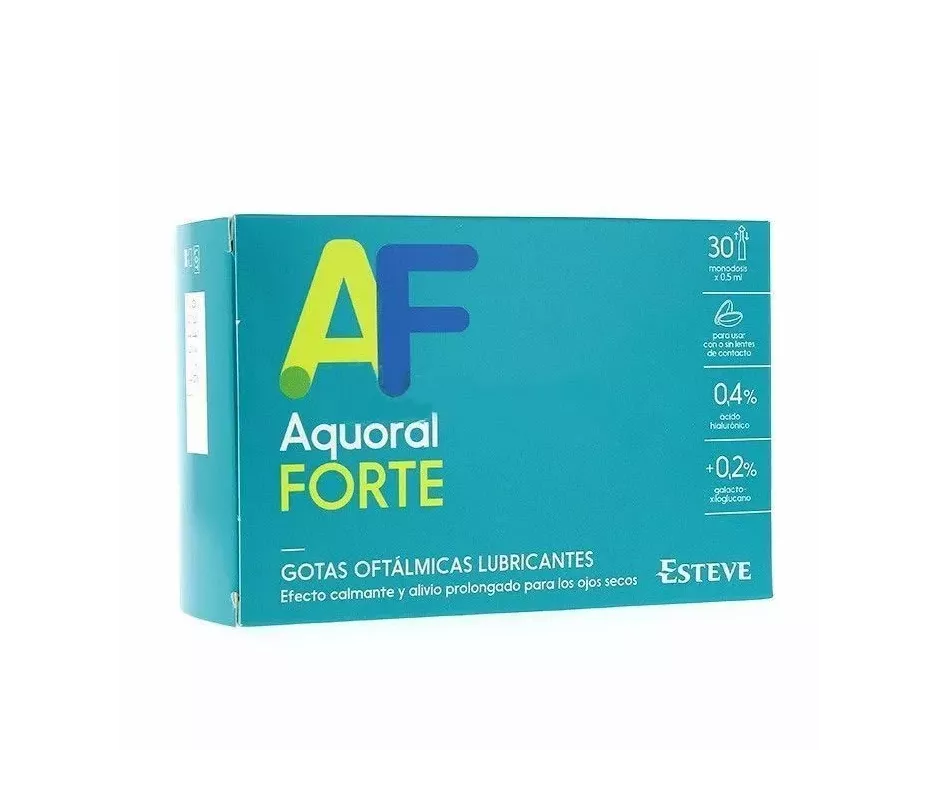 Aquoral Forte Gotas Oftálmicas Lubricantes Monodosis