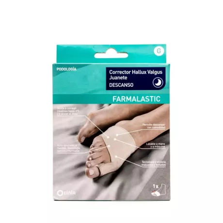 Corrector Juanete Descanso Farmalastic Feet Talla G