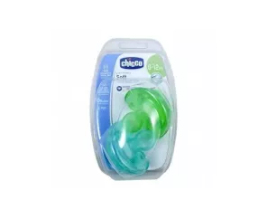 Chupete Silicona Chicco Physio Soft Todogoma 6- 12 M Niño 2 Chupetes