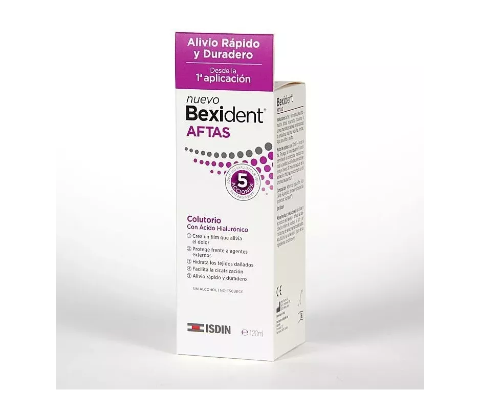 Bexident Colutório protetor para aftas 1 recipiente 120 ml