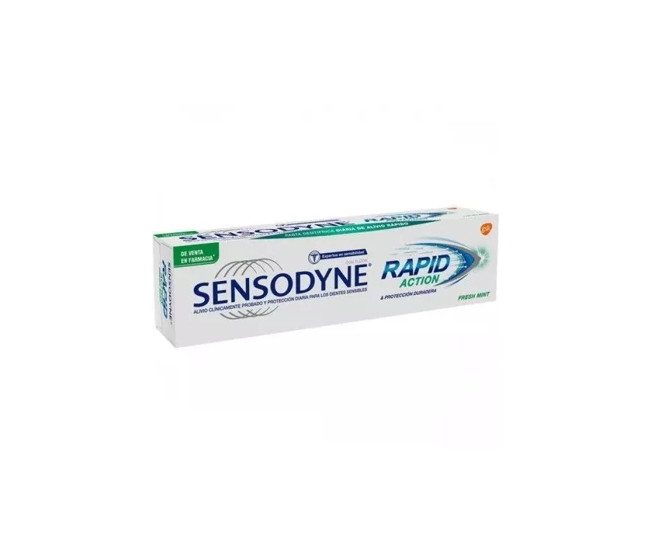 Sensodyne Rapid Creme Dental Menta Fresca 75 ml