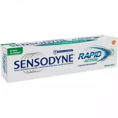 Sensodyne Rapid Creme Dental Menta Fresca 75 ml