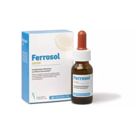 Gotas e Envelope Ferrosol 1 Frasco 30 Ml + 1 Envelope 1,9 G