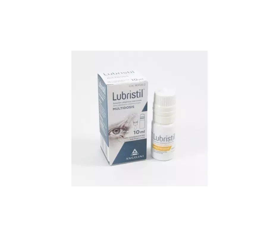 Lubristil Lubrificante Solução Oftálmica 1 Recipiente Multidose 10 Ml