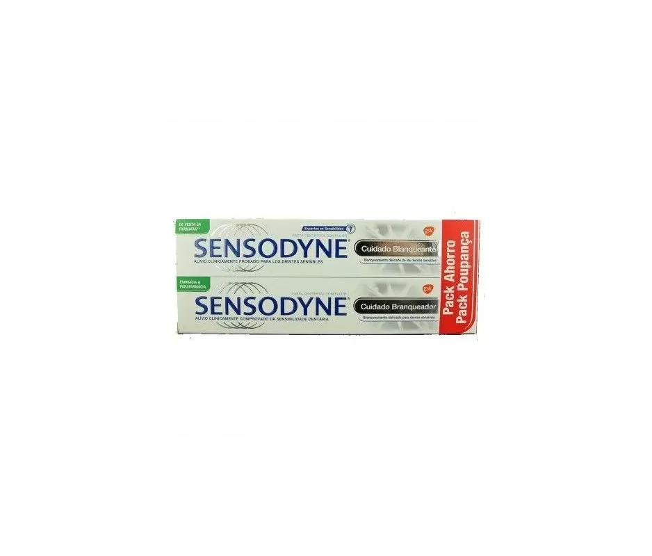 SENSODYNE WHITENING CARE 2 UNIDADES 75 ML