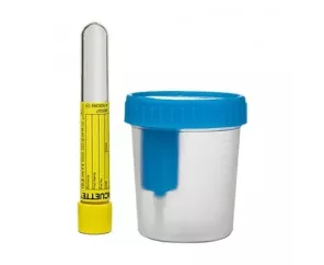 Envase Recogida Orina Sistema Vacio Con Tubo Aposan 100 Ml