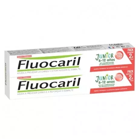 Fluocaril Junior 6-12 Anos 1 Recipiente 75 Ml Frutas Vermelhas