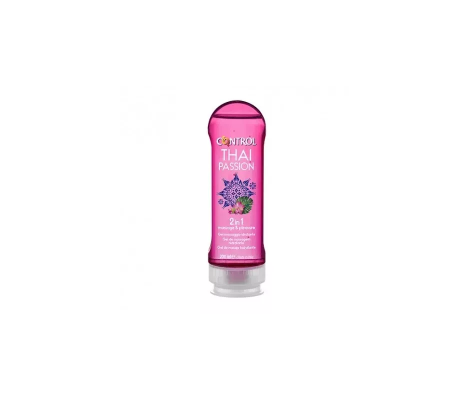 Control Thai Passion 2 In 1 Massaje & Pleasure Gel 1 Envase 200 Ml