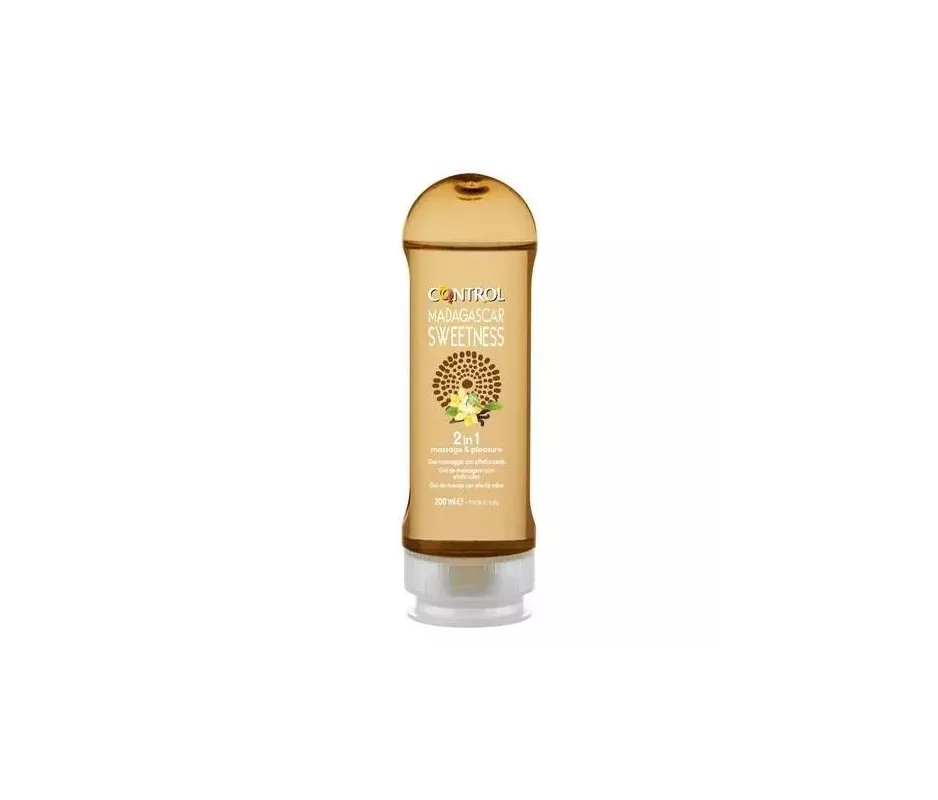 Control Vainilla Of Madagascar 2 In 1 Massaje & Pleasure Gel 1 Envase 200 Ml