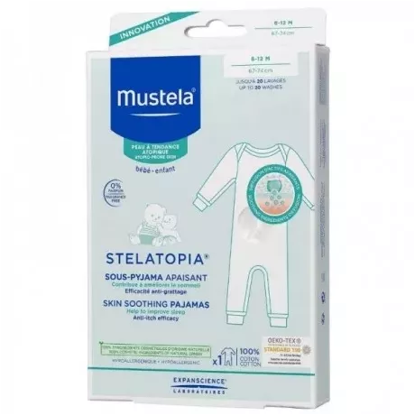 Stelatopia Pijama De Alivio Mustela Talla 6-12 Meses